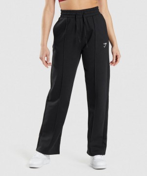 Gymshark Training Straight Leg Jogger Jogginghose Damen Schwarz | KDP-165298