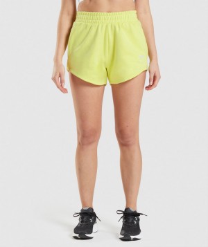 Gymshark Training Sweat Kurze Hose Damen Grün | NQE-574163