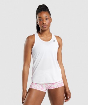 Gymshark Training Weste Damen Weiß | LNV-761392