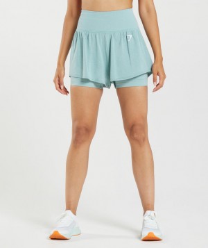Gymshark Vital Seamless 2.0 2-in-1 Kurze Hose Damen bbbin | FCX-241850