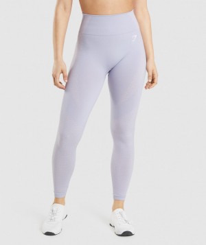 Gymshark Vital Seamless 2.0 Leggings Damen Blau | IOM-970153