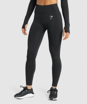 Gymshark Vital Seamless 2.0 Leggings Damen Schwarz | GYZ-820437