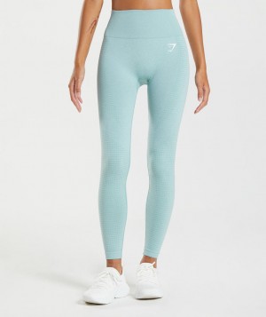 Gymshark Vital Seamless 2.0 Leggings Damen Blau | ADB-978610