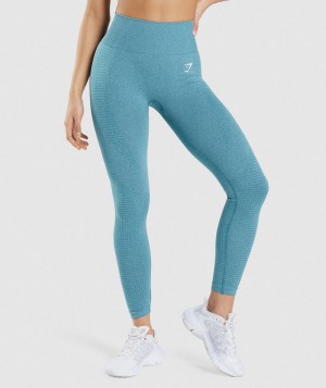 Gymshark Vital Seamless 2.0 Leggings Damen Türkis | UTD-761950