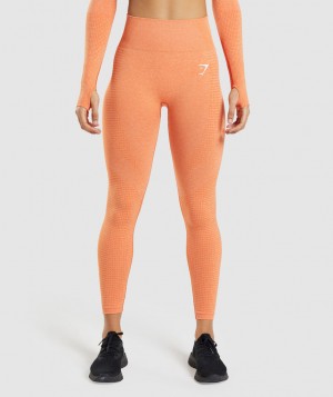 Gymshark Vital Seamless 2.0 Leggings Damen Aprikose Orange | VUP-563798