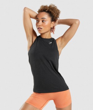 Gymshark Vital Seamless 2.0 Light Muskelshirt Damen Schwarz | SUY-231509