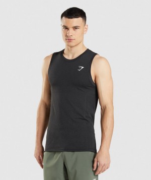 Gymshark Vital Seamless Light Muskelshirt Herren Schwarz | DAX-641809