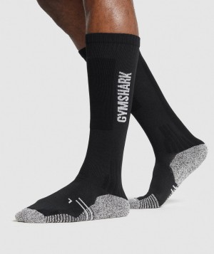 Gymshark Weightlifting Socken Herren Schwarz | QUJ-097235