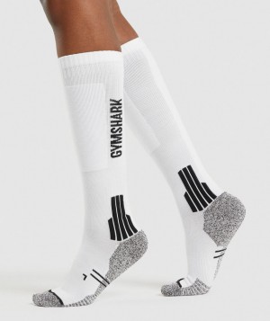 Gymshark Weightlifting Socken Herren Weiß | ATH-094528