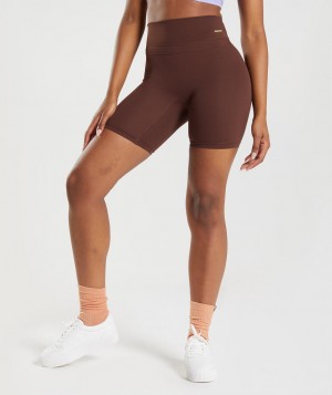 Gymshark Whitney Cycling Kurze Hose Damen Braun | ODW-587340