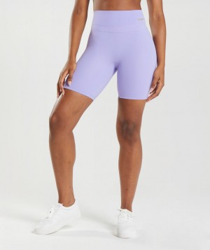 Gymshark Whitney Cycling Kurze Hose Damen Lila | TVP-745186