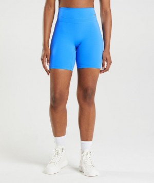 Gymshark Whitney Cycling Kurze Hose Damen Blau | TNX-357190