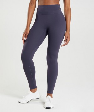 Gymshark Whitney High Rise Leggings Damen Indigo Navy | VUM-406293