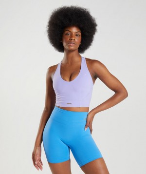 Gymshark Whitney Muskelshirt Damen Lila | WGJ-854071